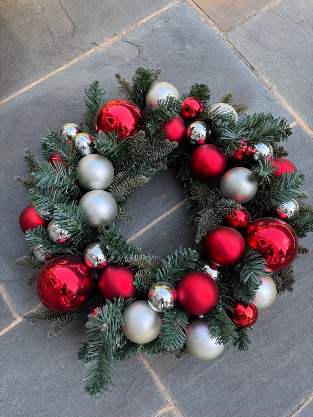 Pottery Barn Large Ornament Holiday Wreath